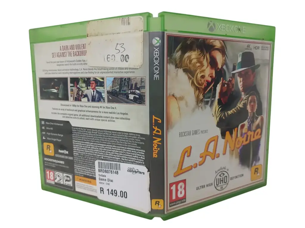 Xbox One L.A. Noire Game Disc - View 2