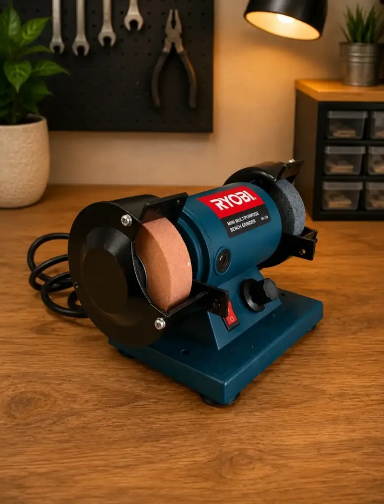 Ryobi 75Mm Mini Multipurpose Bench Grinder - View 2