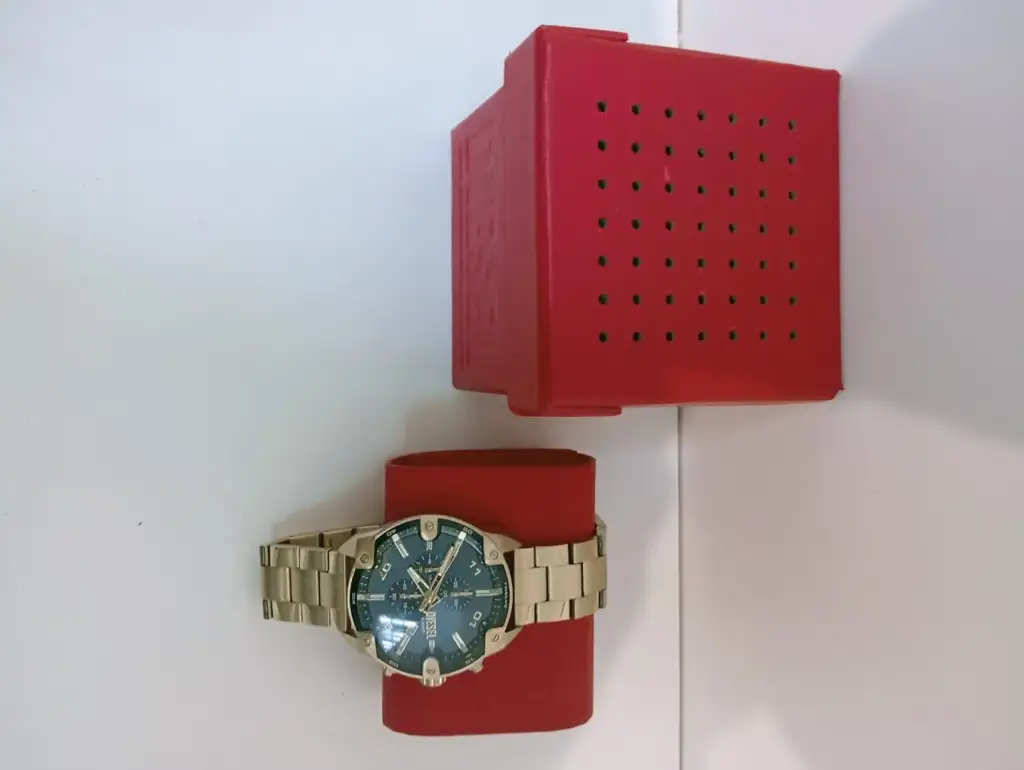 Diesel Men's Spiked Chronograph, Gold-Tone Stainless Steel Watch - Dz4678 - View 2