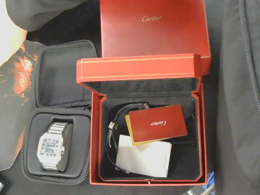 Cartier Santos Watch - Cartier Certified - Original Box & Papers - View 2