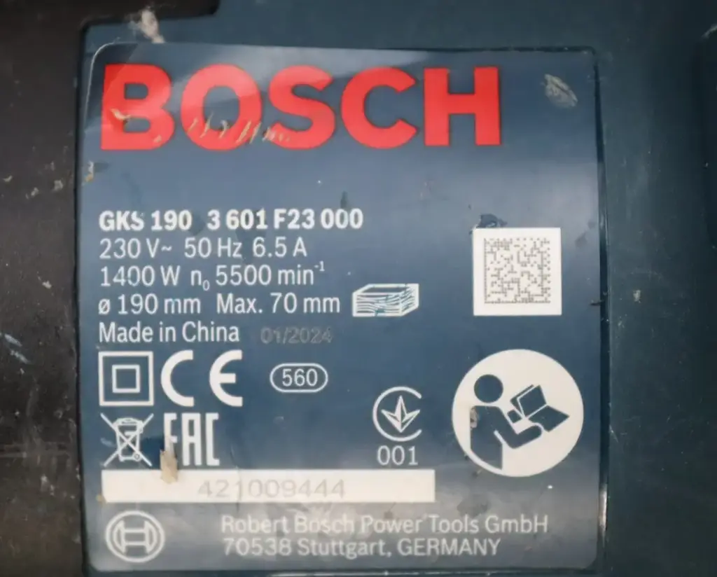 Bosch Gks 190 Handheld Circular Saw - View 4