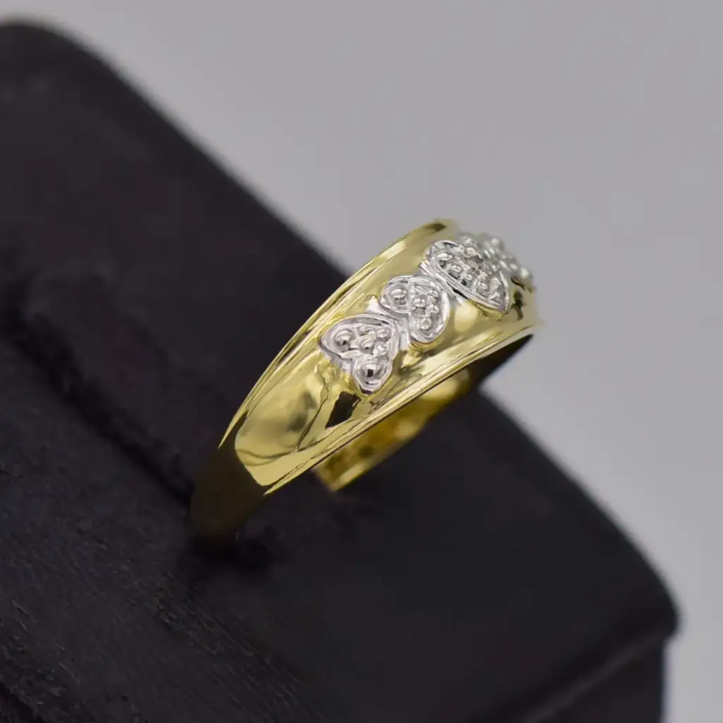 9ct Yellow Gold Dress Ring - View 2