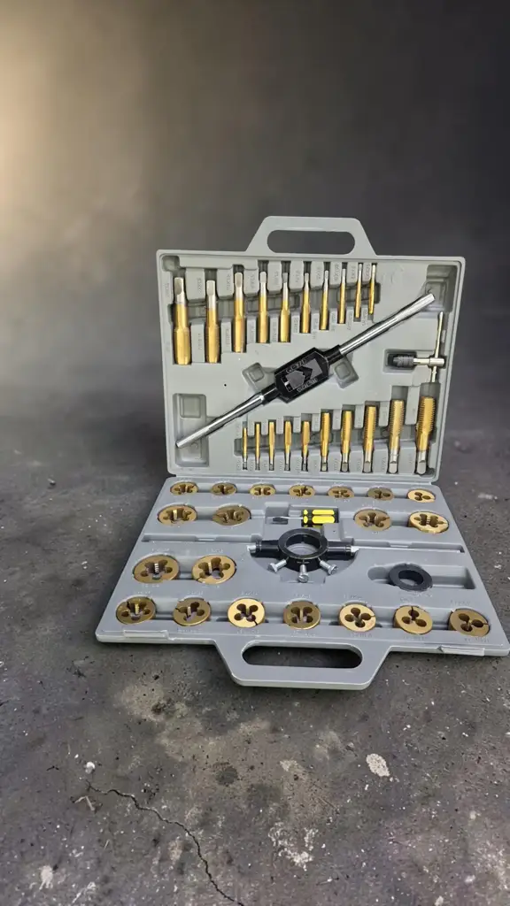 Mac Afric 45 Piece A/Steel Tap & Die Set