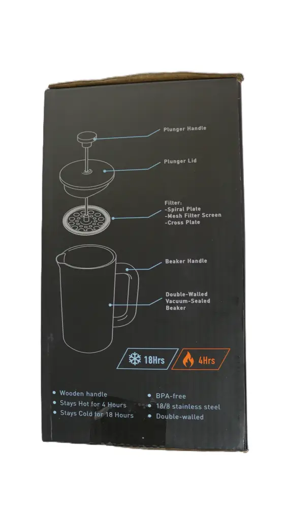 Lizzard Double-Walled Vacuum Sealed Coffee Plunger - View 9
