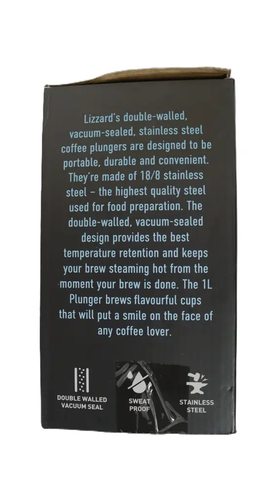 Lizzard Double-Walled Vacuum Sealed Coffee Plunger - View 10