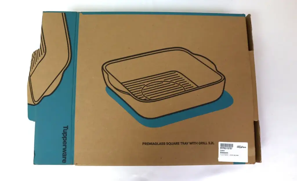 Tupperware Premiaglass Square Tray With Grill 3.2L - View 4