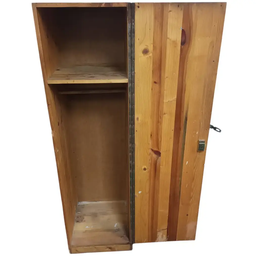 Wooden Single Door Wardrobe (In-Store Collection) - View 2