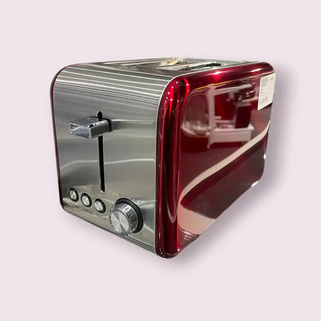Totally Home 2 Slice Stylish Retro Toaster - View 2