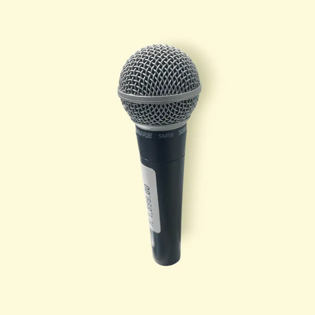 Shure Sm58 Dynamic Cardioid Handheld Microphone