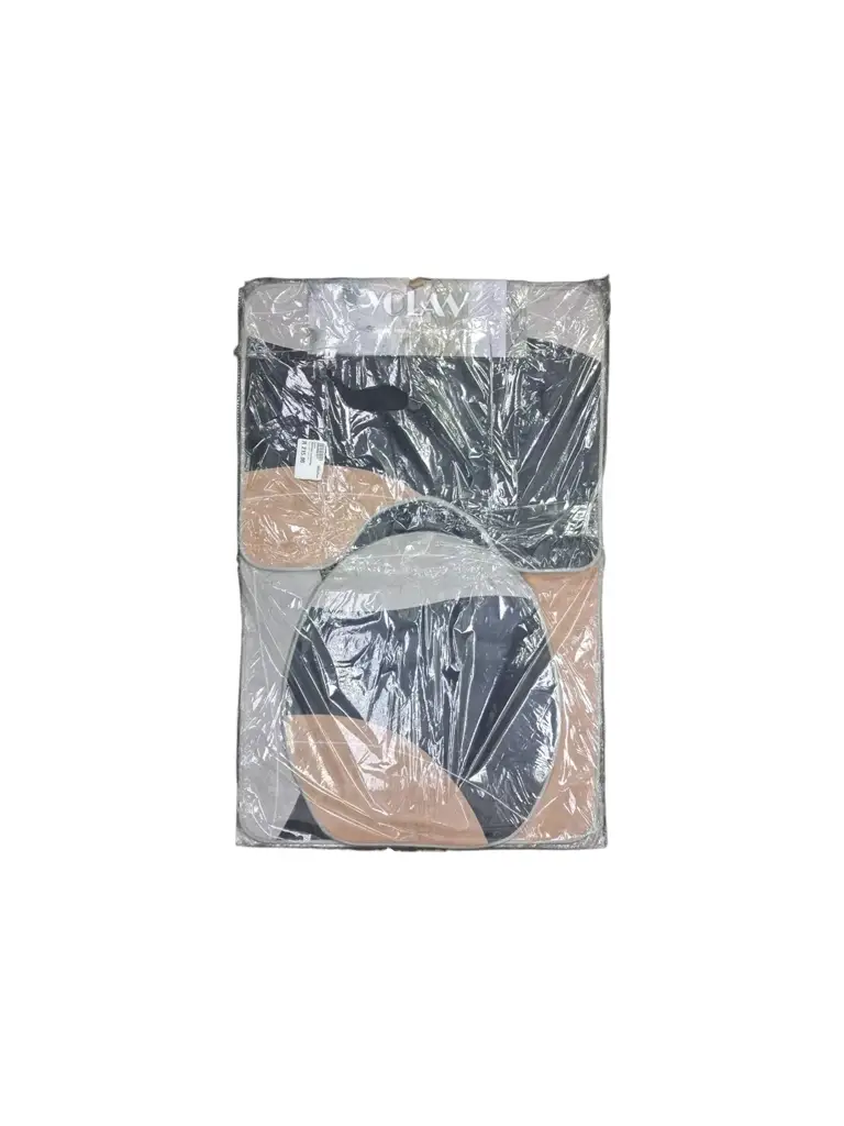 3 Piece Bathroom Mat Set