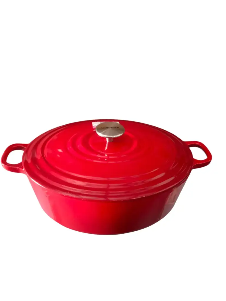 Le Morgan 18Cm Oval Cast Iron Pot