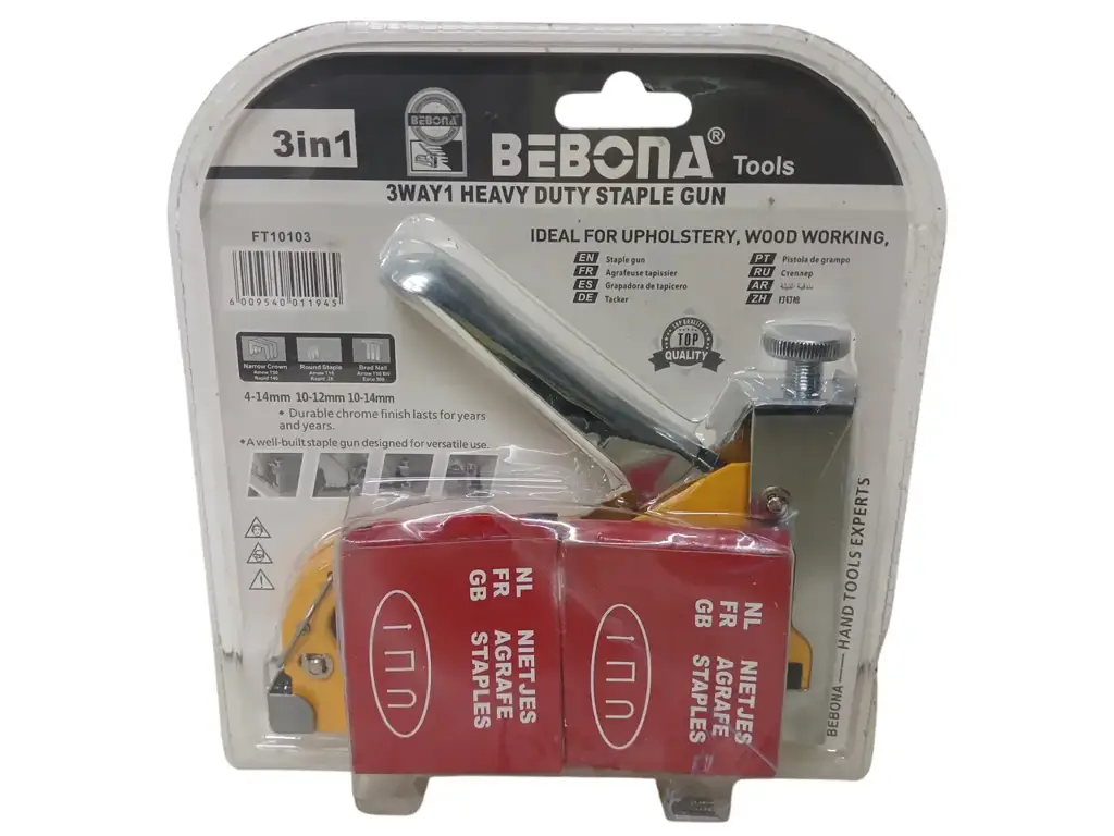 Bebona 3-In-1 Heavy Duty Staple Gun - View 3