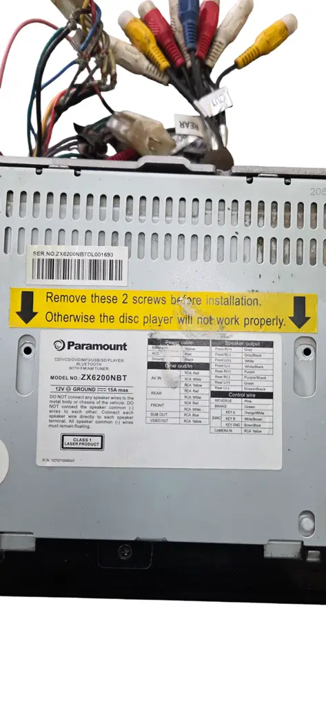 Paramount Zx6200nbt Double Din - View 4