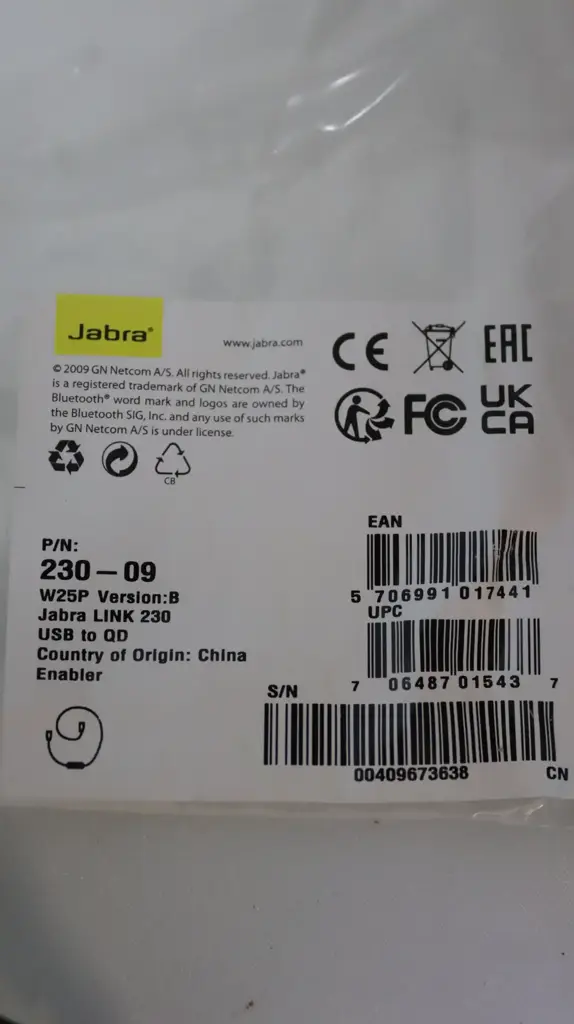 Jabra Link 230 Usb To Qd Adapter And Headset Bundle - View 4