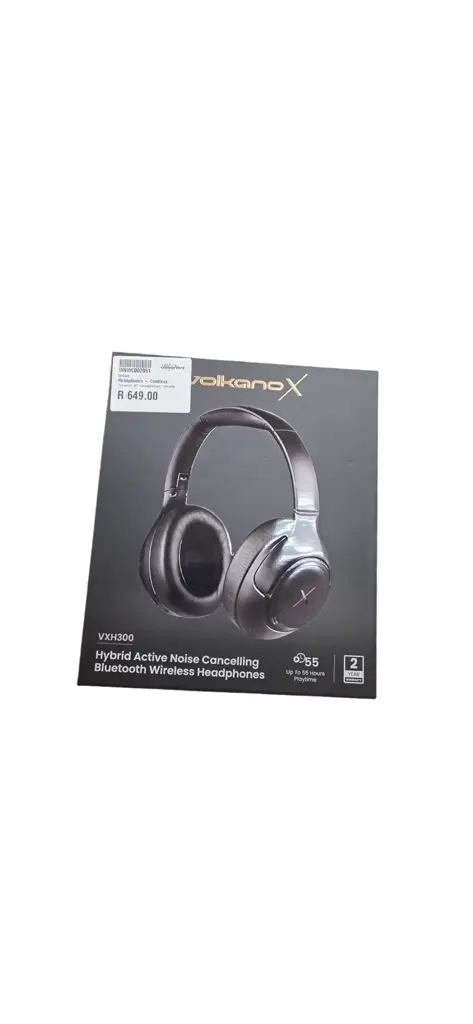 Volkanox Vxh300 Bluetooth Headphones With Hybrid Anc - Black Bluetooth Headset - View 2