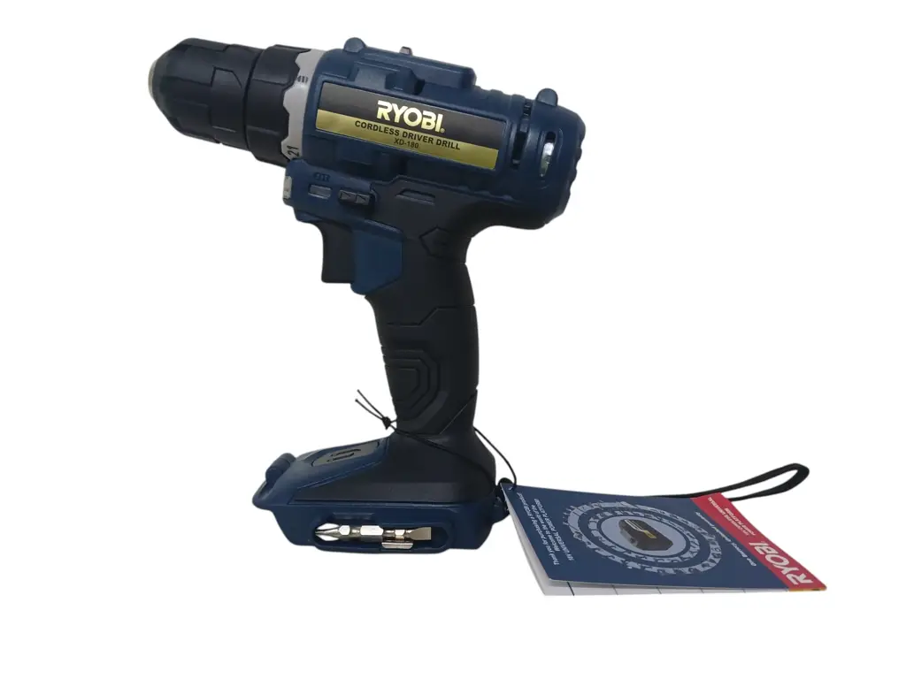 Ryobi Xd-180 18V Cordless Driver Drill - View 6