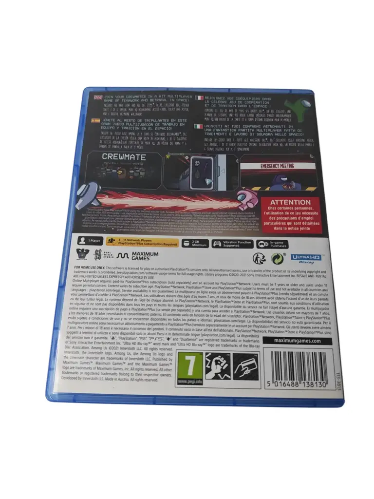 Ps5 Among Us Game Disc - View 2