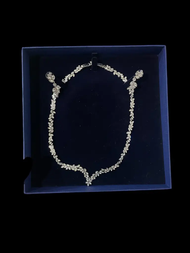 Swarovski Necklace & Earrings - View 3