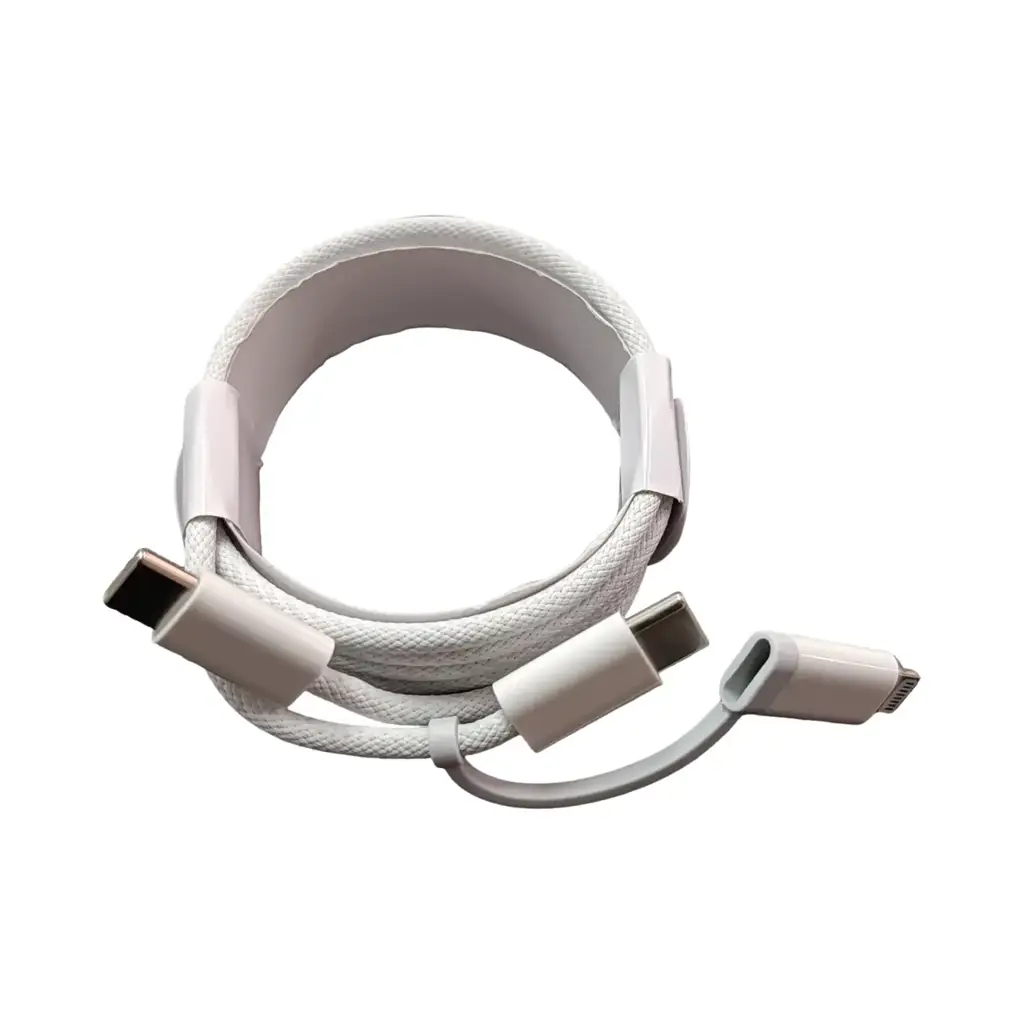 2-In-1 Braided Charging Cable - View 2