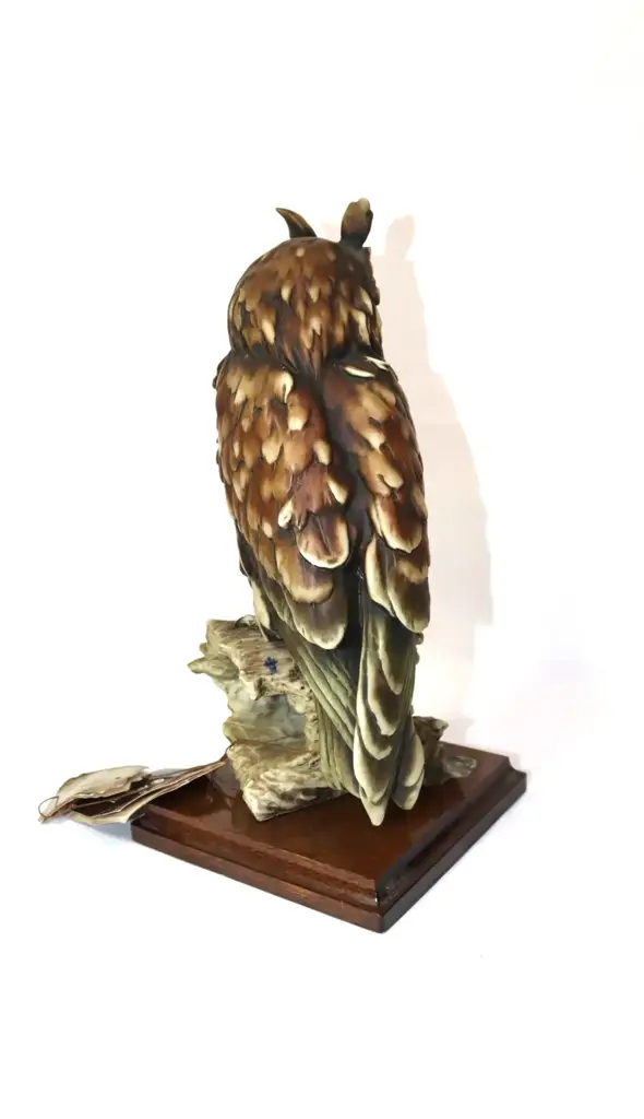 Giuseppe Armani Florence Sculture D'arte Owl Figurine - View 3