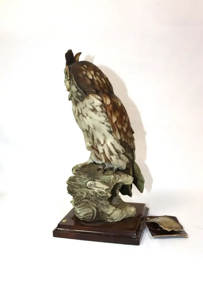 Giuseppe Armani Florence Sculture D'arte Owl Figurine - View 4