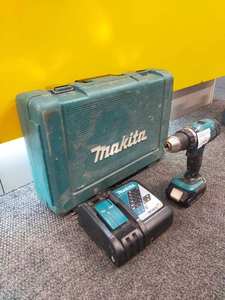 Makita - Impact Drill Dhp453 With 18V Battery, Charger & Carry Case - View 4
