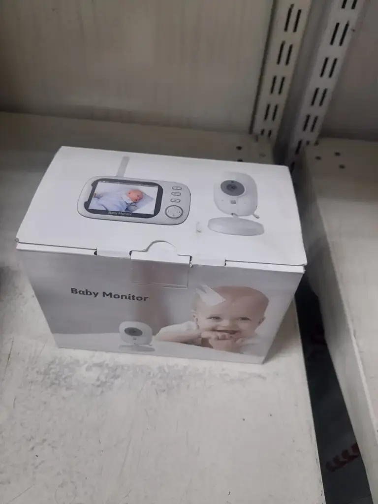 3.5" Video Baby Monitor With Audio & Night Vision - View 2