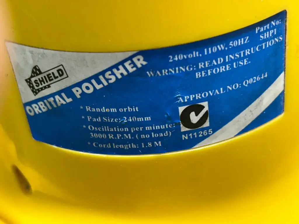 Shield 110W Orbital Polisher - View 2