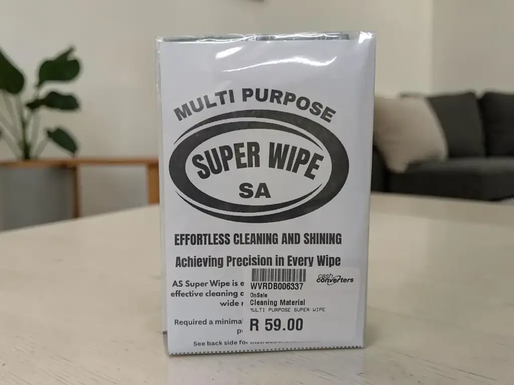 Multi Purpose Super Wipe Effortless Cleaning Shining