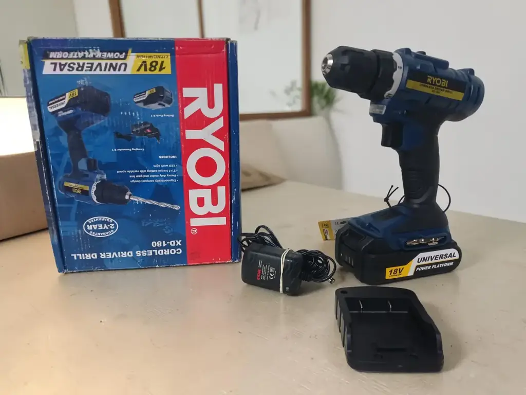 Ryobi Xd-180 18V Cordless Driver Drill