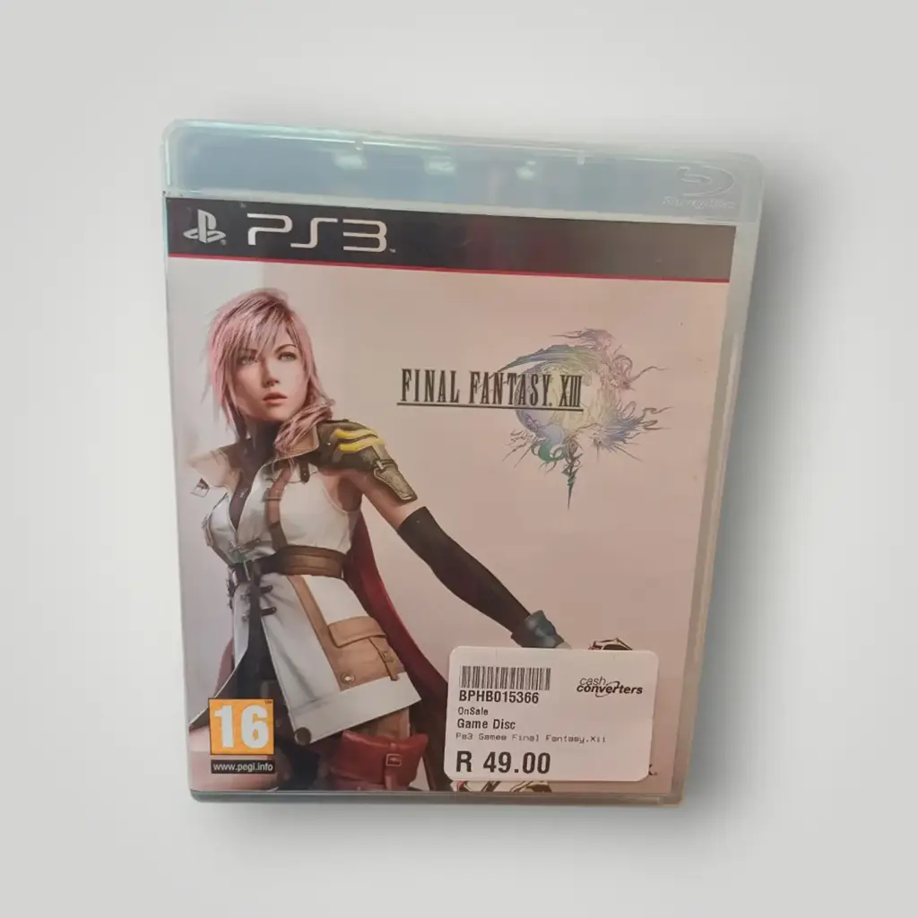 Playstation 3 Game Disc Final Fantasy Xiii