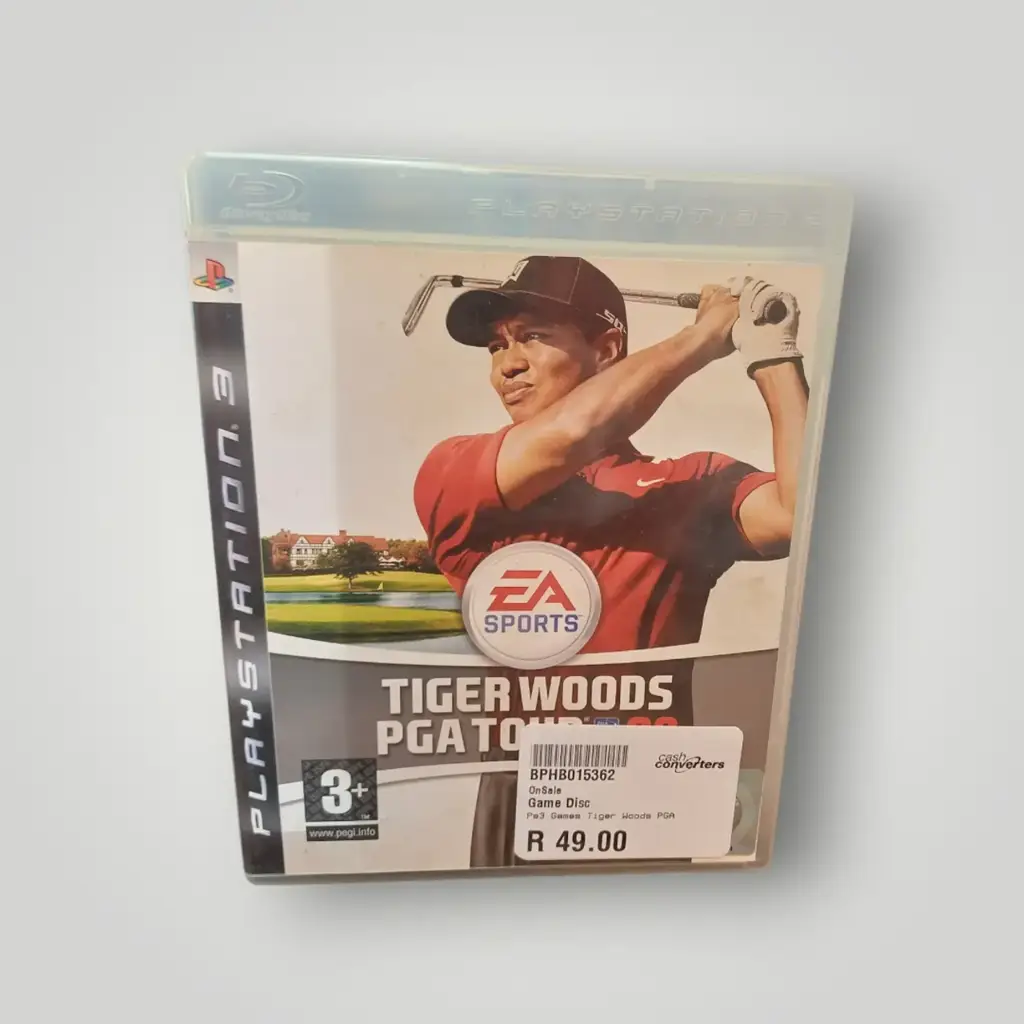 Playstation 3 Game Disc Tiger Woods Pga Tour 08