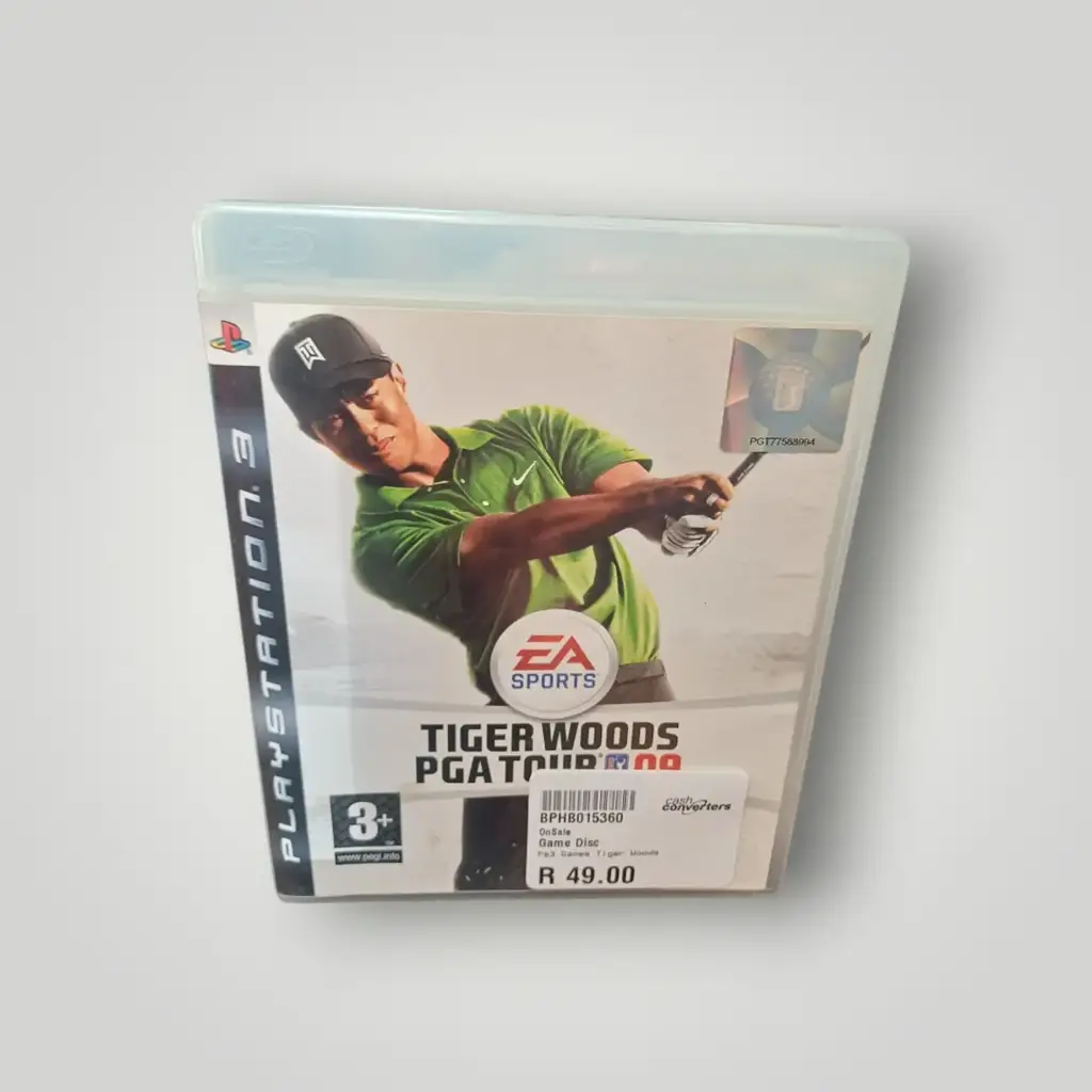 Playstation 3 Game Disc Tiger Woods Pga Tour 09