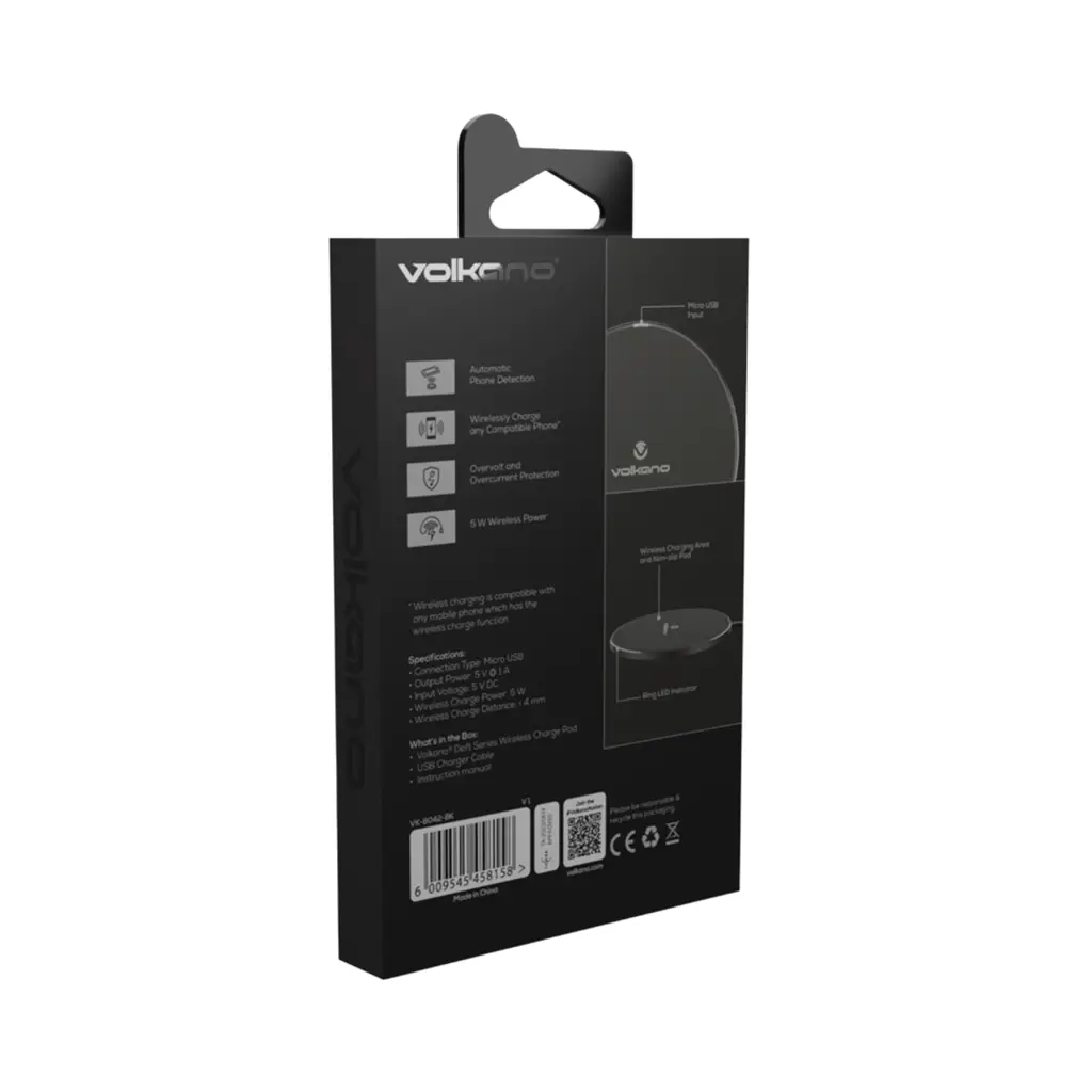 Volkano Deft Series Wireless Phone Charge Pad - View 4
