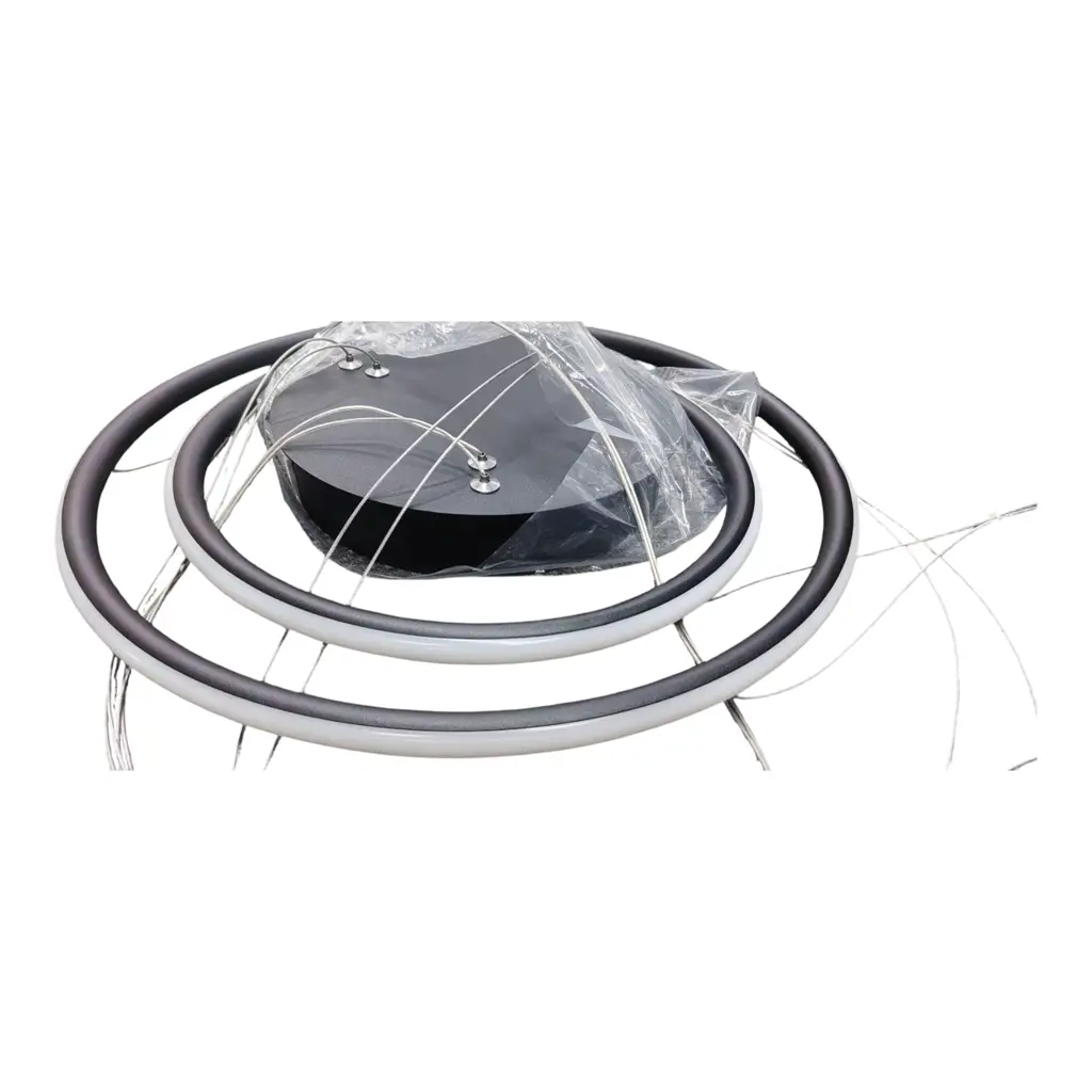 2-Ring Led Pendant Light. - View 2