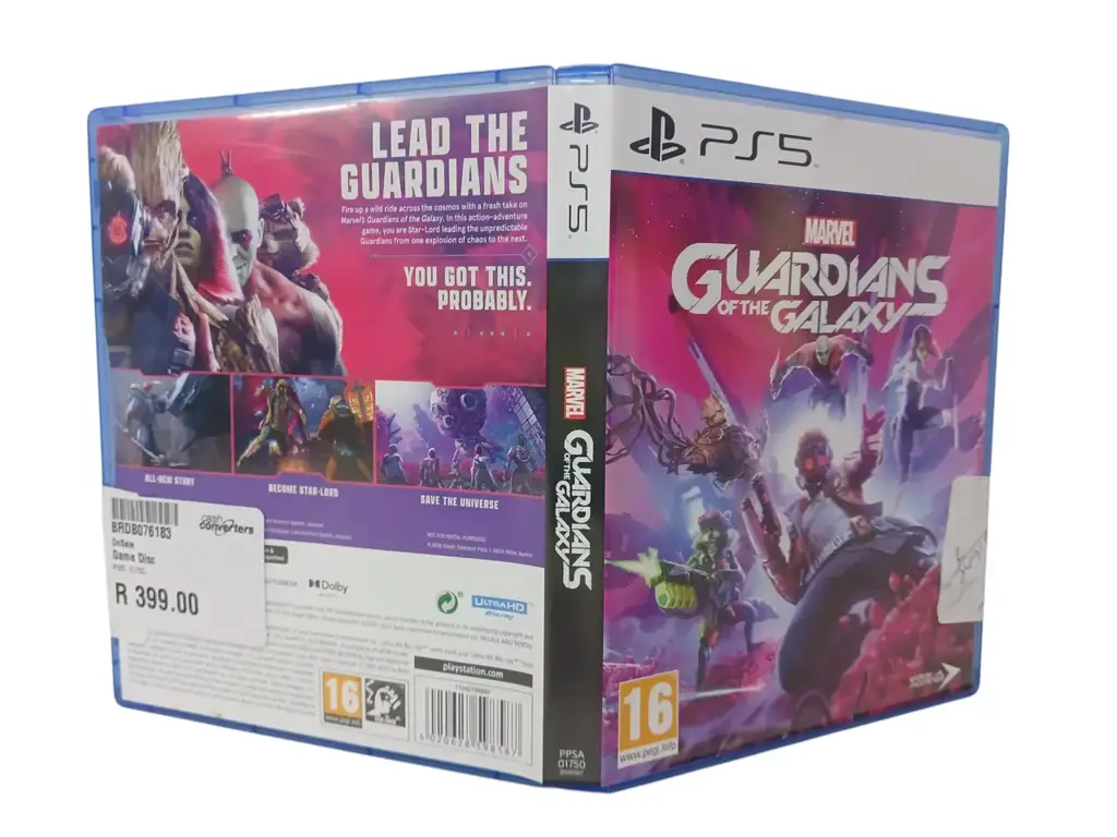 Playstation 5 Marvel's Guardians Of The Galaxy Game Disc - View 2