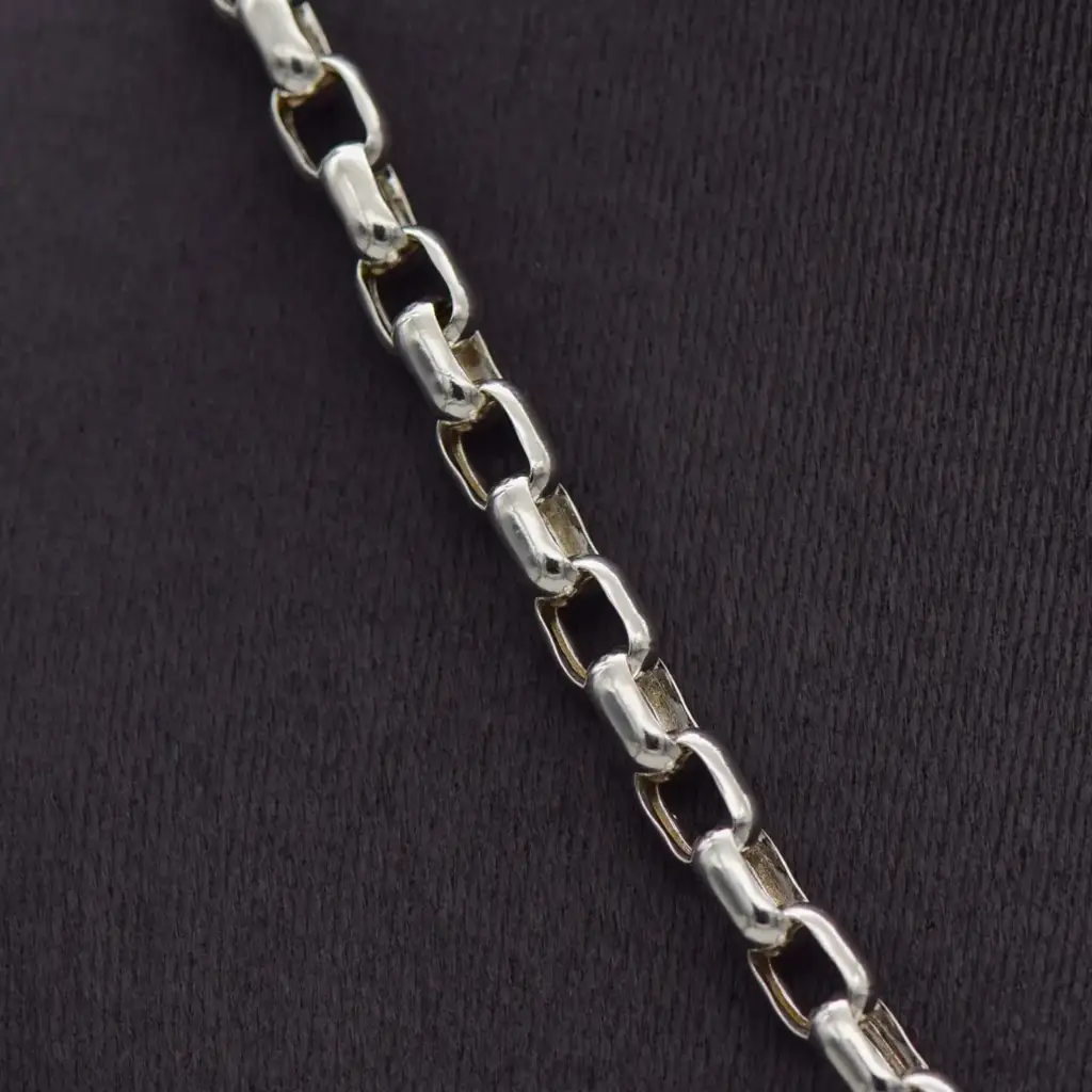 Silver-925 Chain Rolo - Link - View 3