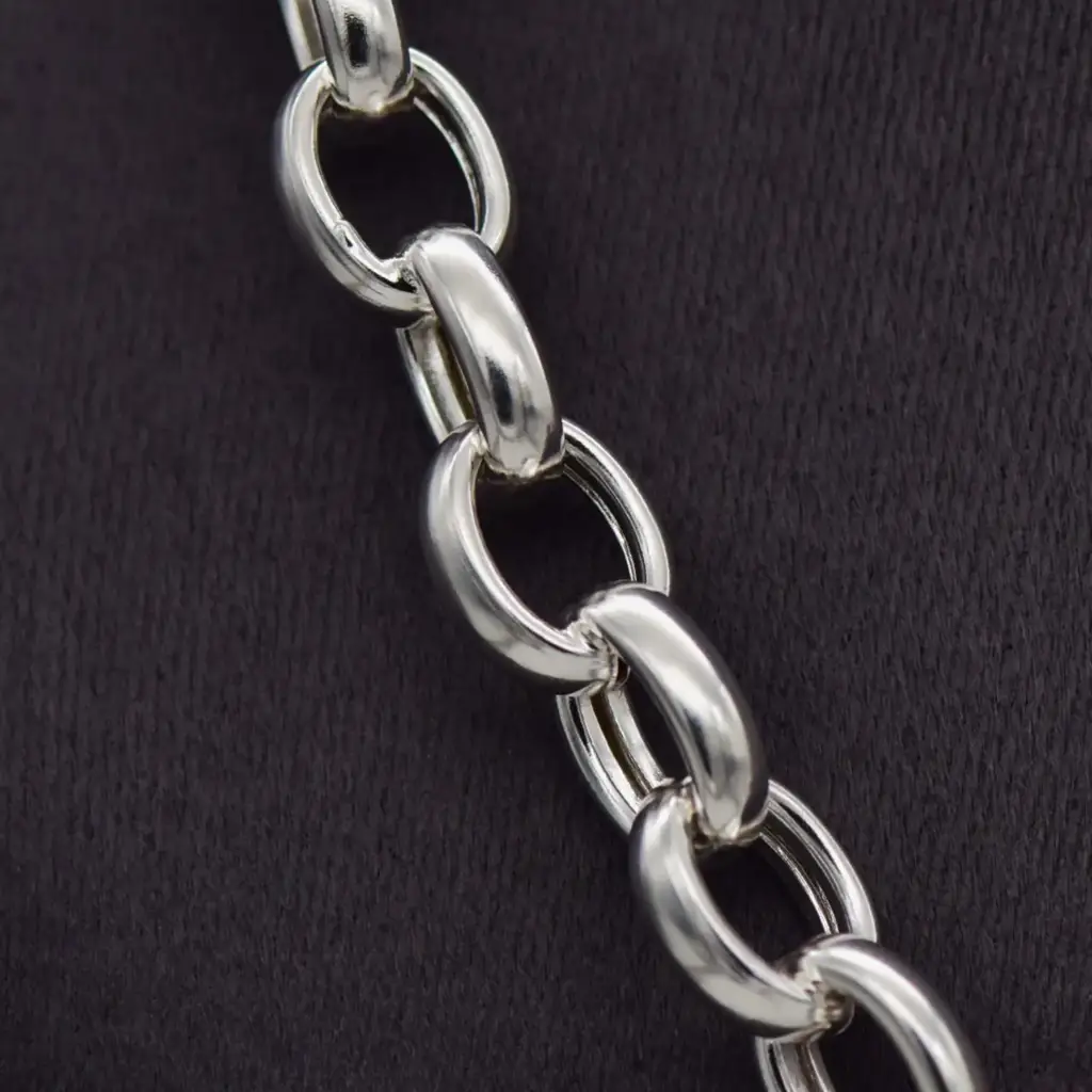 Silver-925 Chain Rolo - Link - View 3