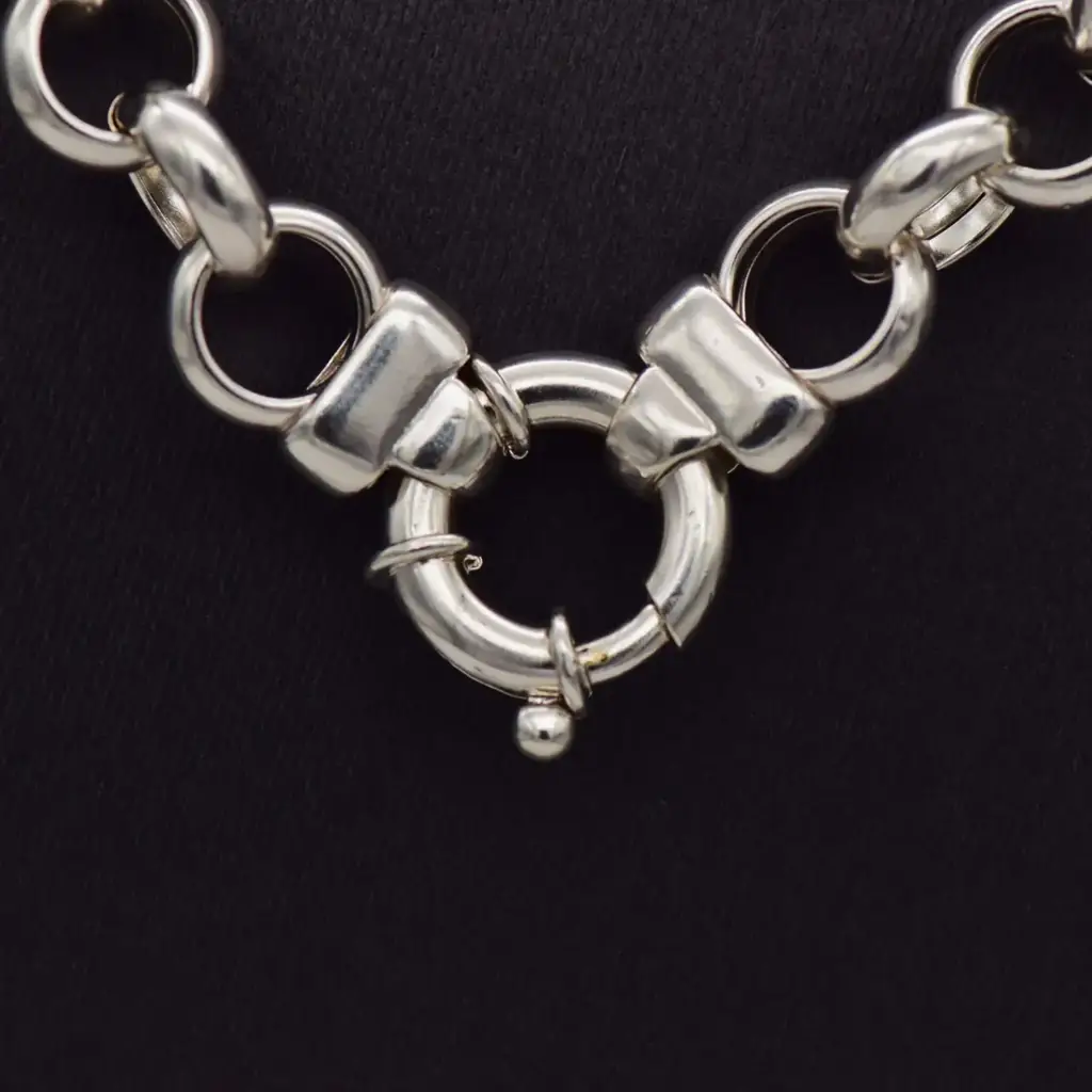 Silver-925 Chain Rolo Link - View 2
