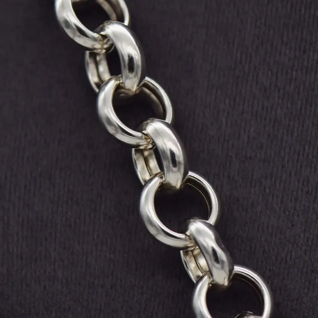 Silver-925 Chain Rolo Link - View 3