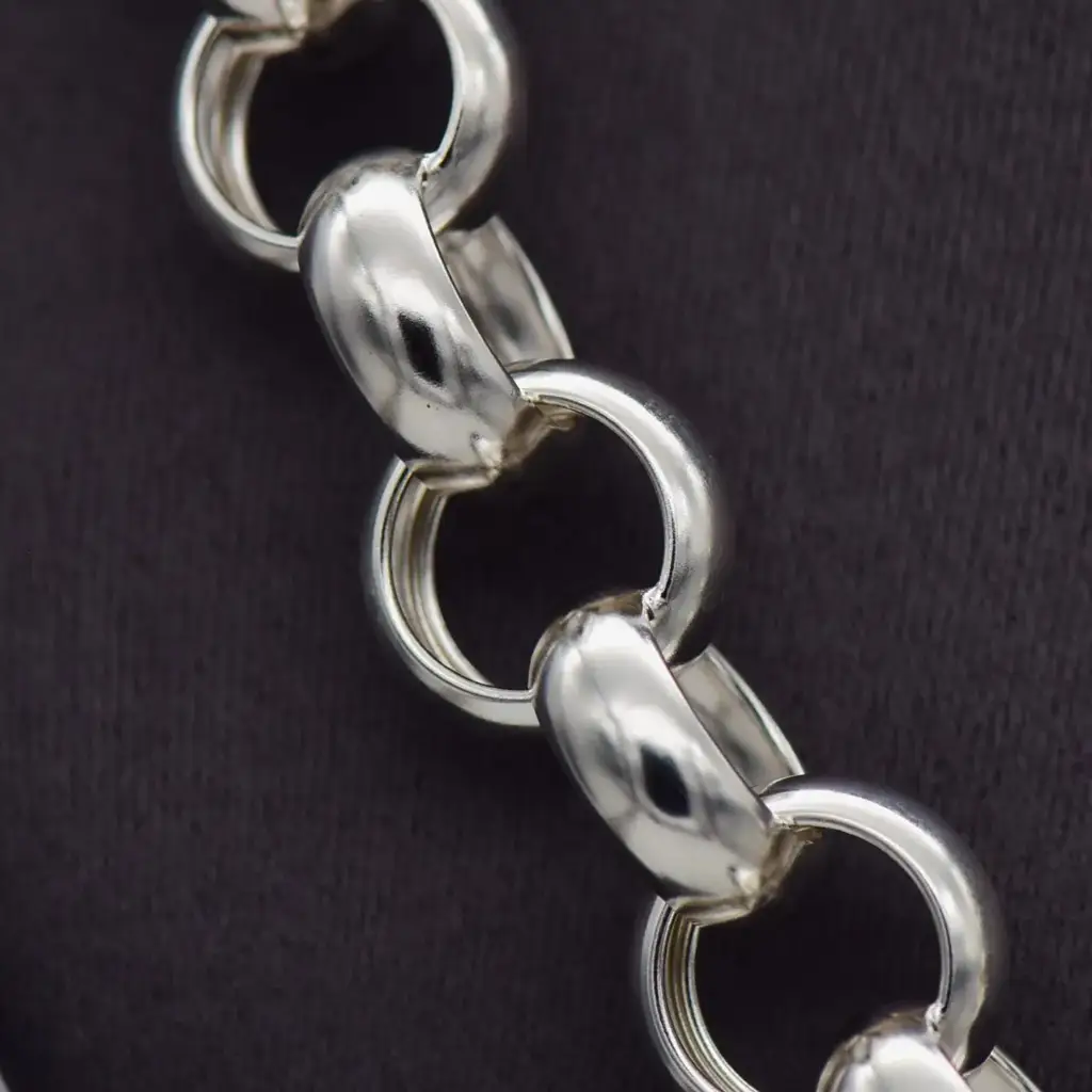 Silver-925 Chain Rolo – Link - View 3