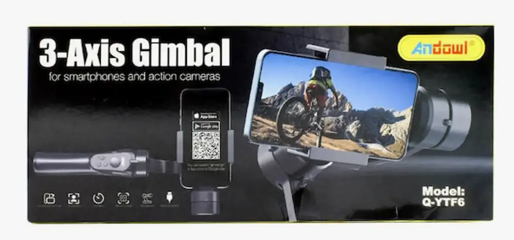 Andowl Q-Ytf6 Mobile Gimbal With 3 Axis Stabilizer- Brand New - View 3