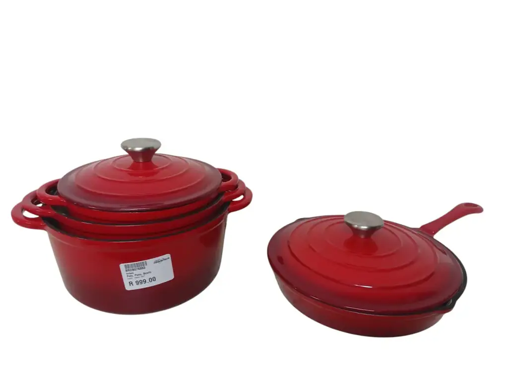 Totally Home Cast Iron 7-Piece Pot & Pan Set - View 2