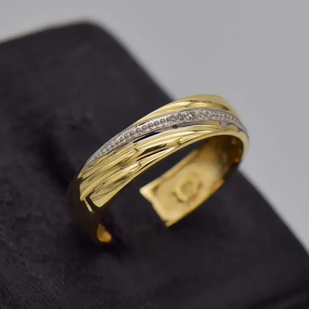 9ct Yellow Gold Dress Ring - View 2
