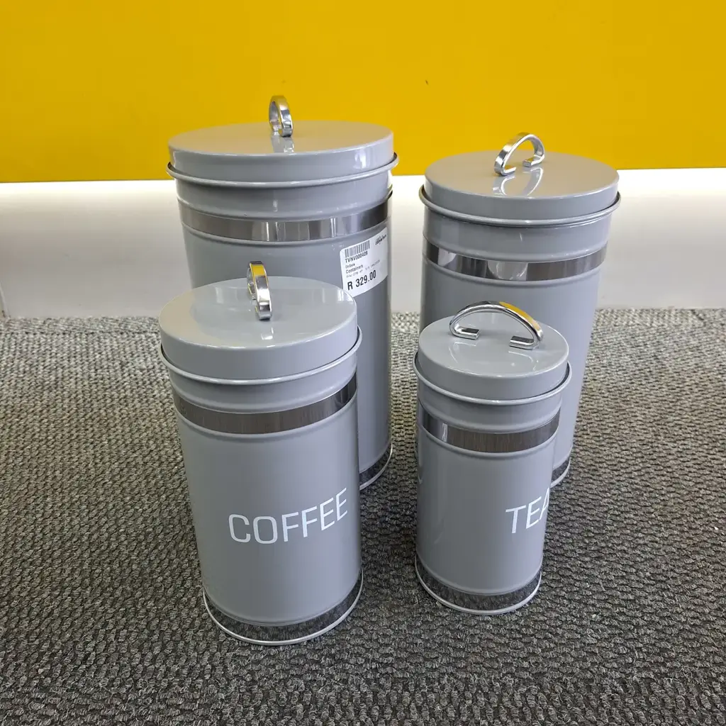 4 Pieces Canister Containers