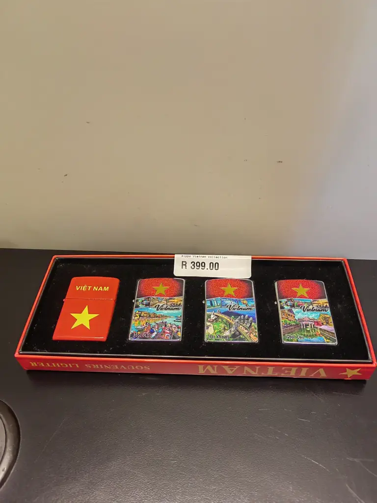 Zippo Vietnam Souvenirs Lighters Collection