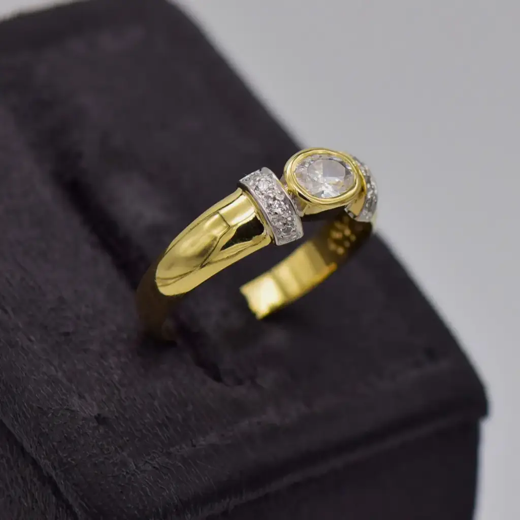 9ct Yellow Gold Dress Ring - View 2