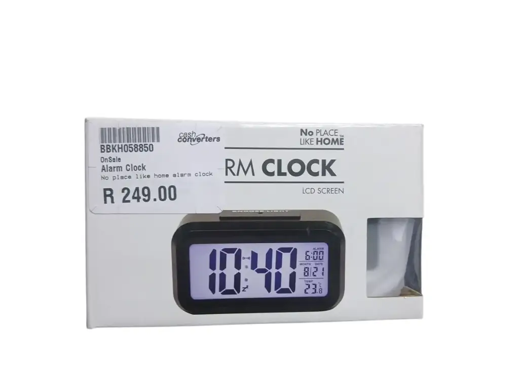 No Place Like Home Alarm Clock - View 2