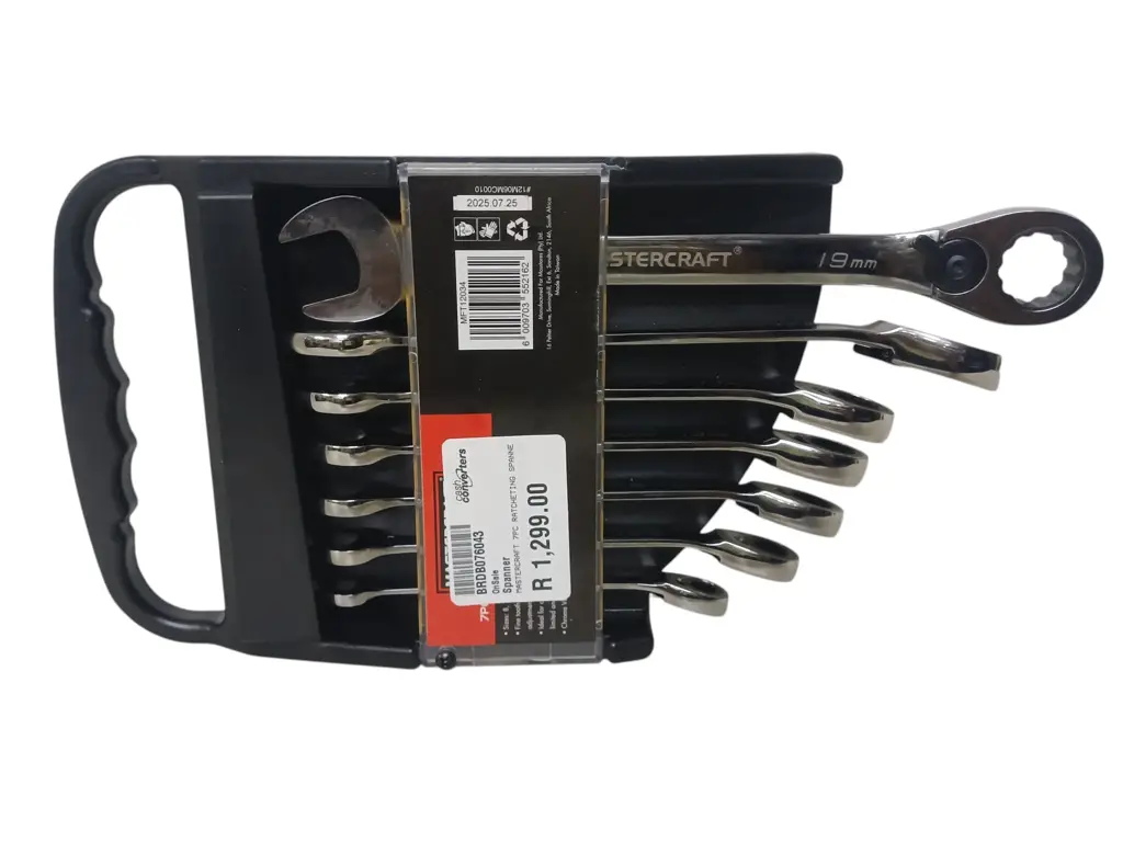 Mastercraft 7-Piece Ratcheting Spanner Set (Mft12034) - View 6