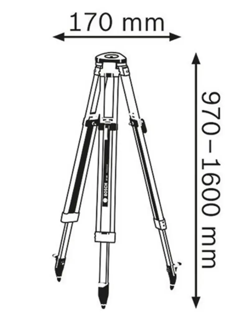 Bosch Professional BT160 Building Tripod - View 3